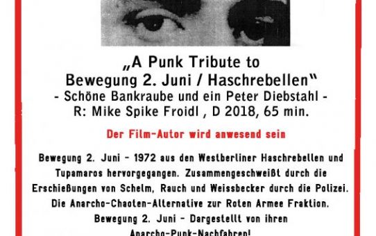 Film: A Punk Tribute to Bewegung 2. Juni/Haschrebellen